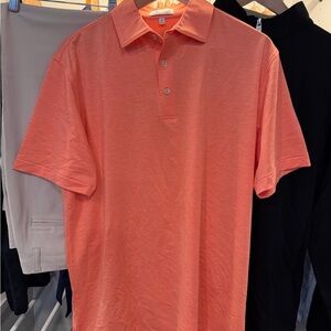 Peter Millar Vibrant Coral Polo Shirt